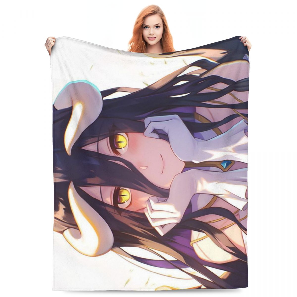 Outdoor Adventure Quilt - Adventure Anime Albedo Overlord Blanket Flannel