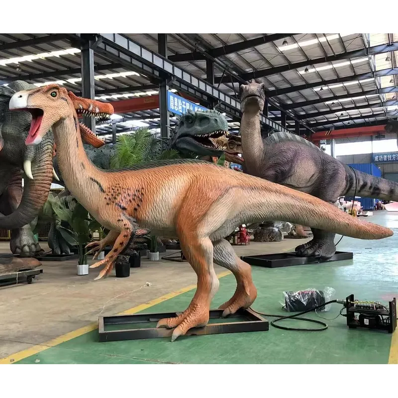 Animated Dinosaur Fiberglass S - Outdoor Adventure Education 评论和价格