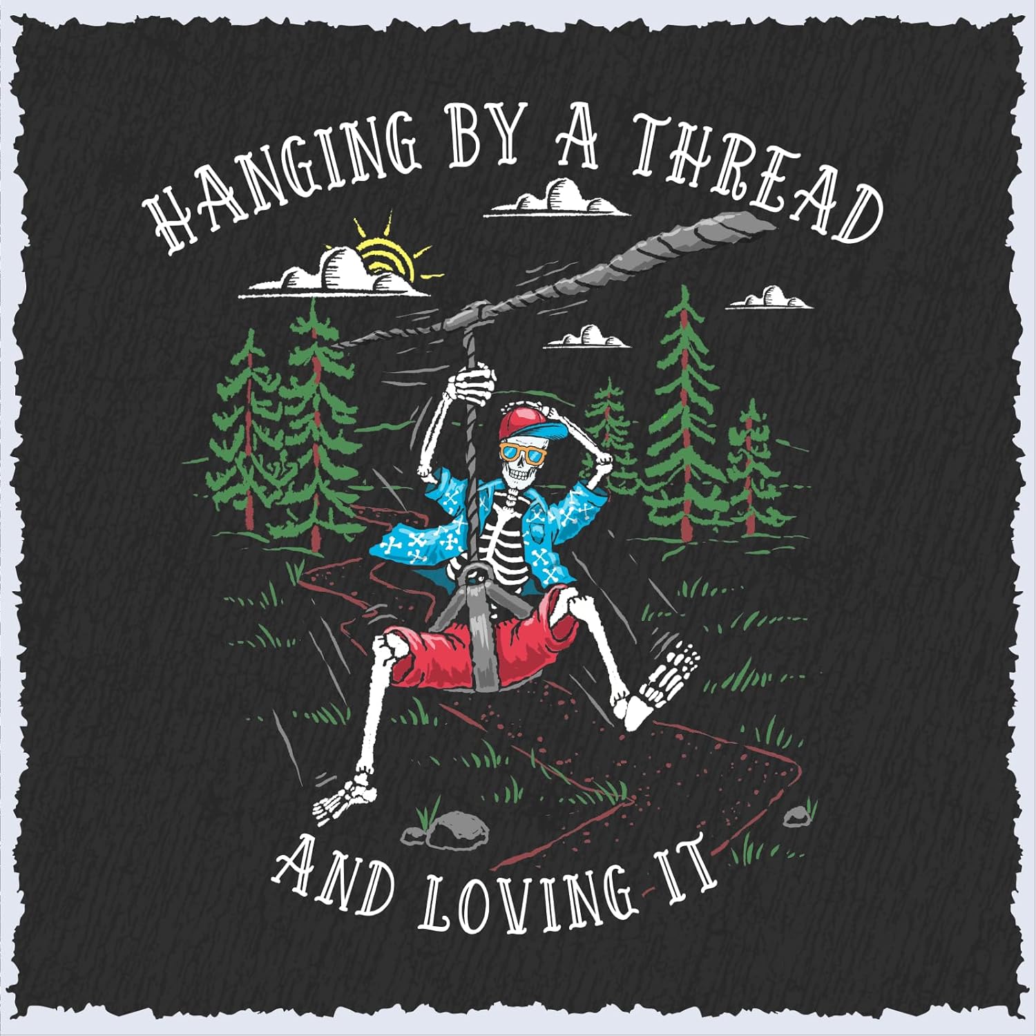 Hanging By A Thread Skeleton Z - Outdoor Adventure Ziplines & Waterfall 评论和价格