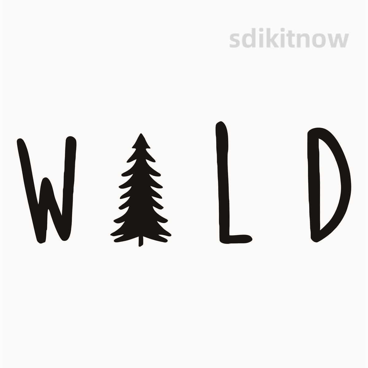 Wild Pine Tree Vinyl Car Stick - Outdoor Adventure Jeep 评论和价格