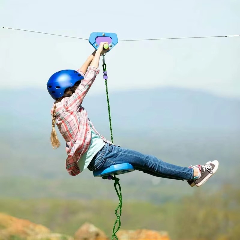 Zipline Game Set Outdoor zipli - Outdoor Adventure Ziplines & Waterfall 评论和价格
