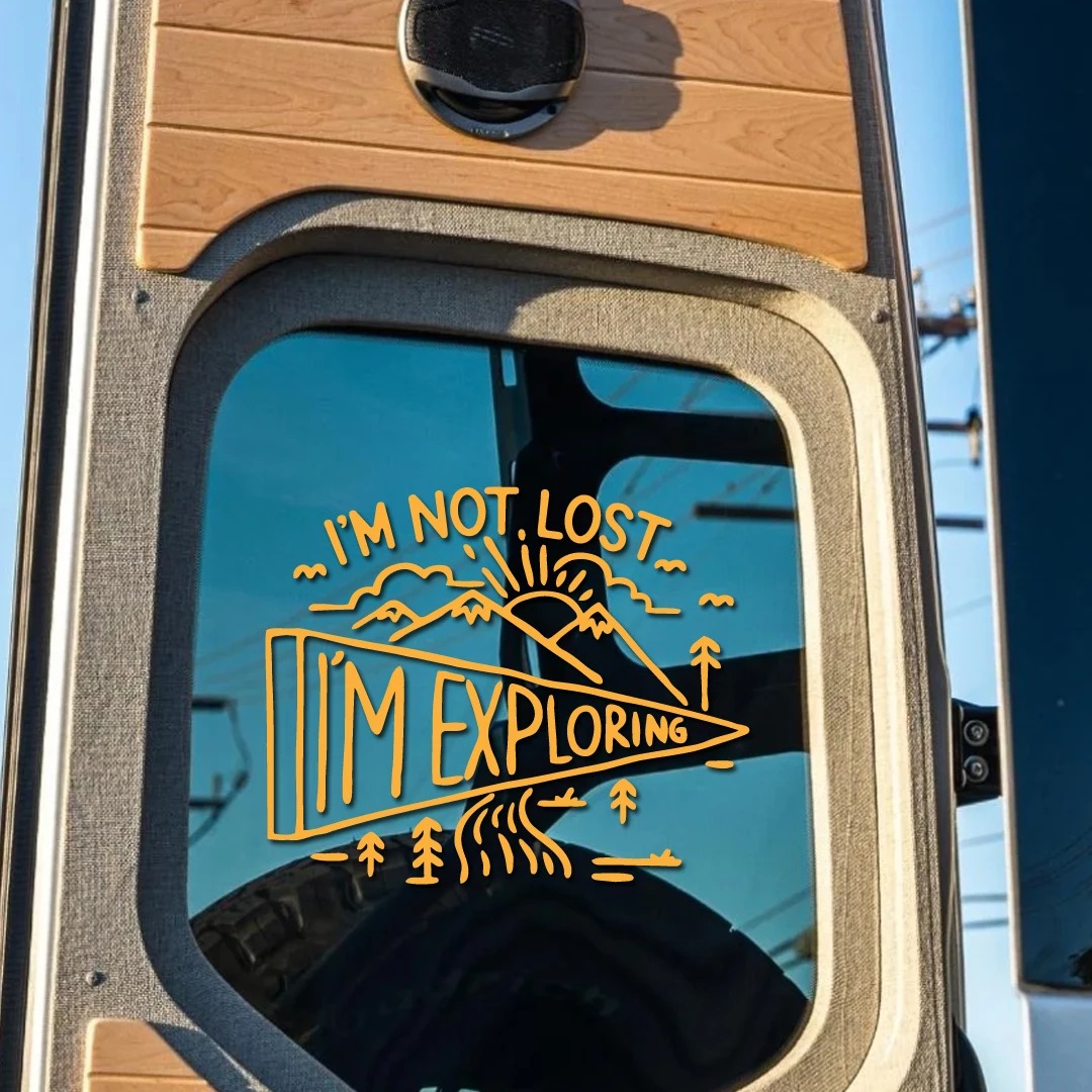 I m Not Lost I m Exploring Out - Outdoor Adventure Logo 评论和价格